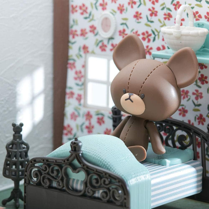 Bandai – Haco Room – Set für Jackies Zimmer – 55 Teile zum Zusammenbauen – Puppe Jackie, Zimmer und