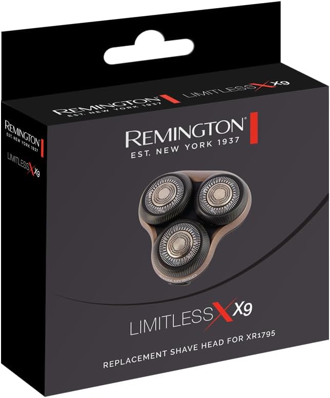 Remington Ersatz Rasierkopf [für Rotationsrasierer XR1795] Ersatzteil für Rotationsrasierer X9 Limit
