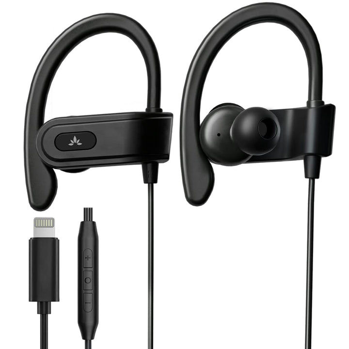 Avantree L171 - Kabel Ohrhörer mit Lightning Anschluss [MFi-zert.], Mikrofon und Lautstärkeregler, O