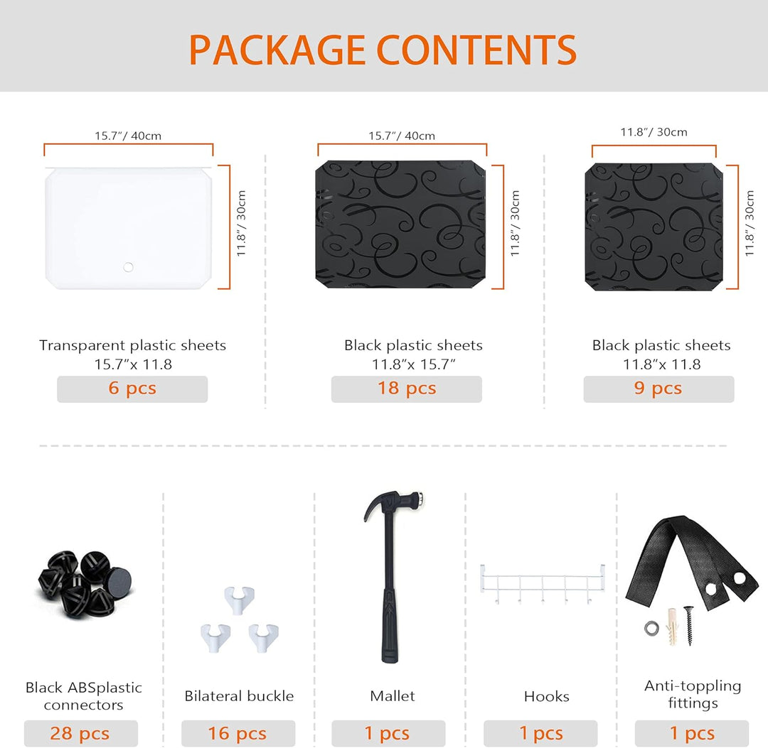 HOMIDEC Schuhregal, 5-stufiger Schuhschrank Kunststoff-Schuhregale Organizer für Schrank Flur Schlaf