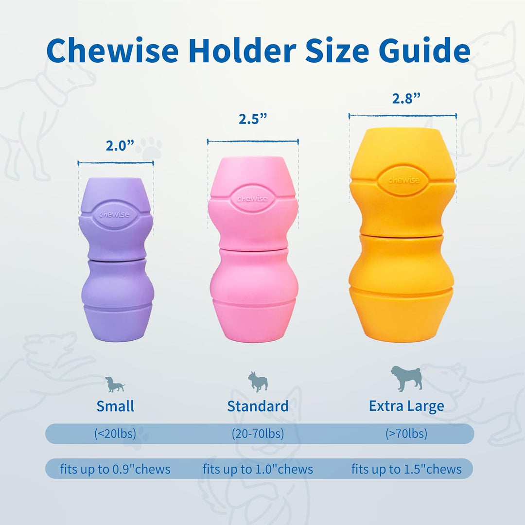 PetClan Chewise Bully Stick Halter – Sicherheit & Robustes Design, BPA-frei, Sicherer Ochsenziemer-H