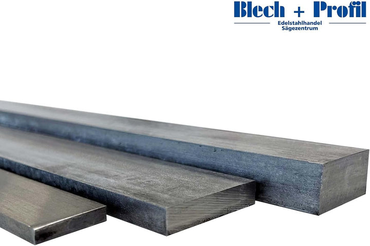 Blech + Profil Edelstahl Flacheisen blank gezogen 1.4301 100x30mm V2A Vollmaterial 1500mm / 150cm 10