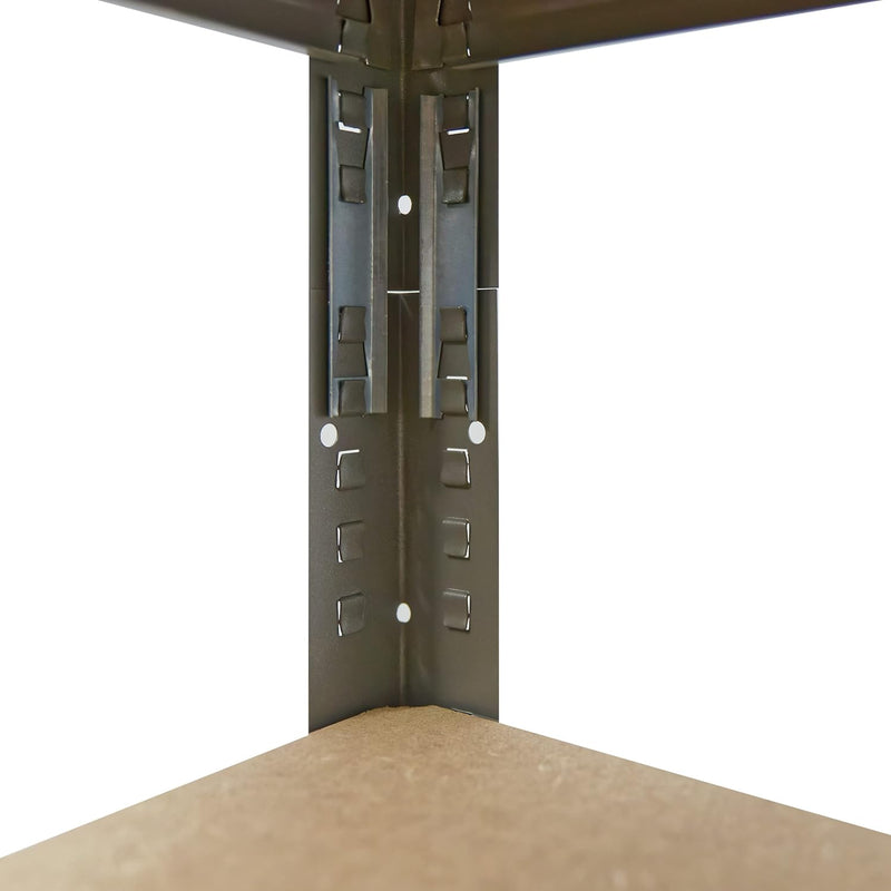shelfplaza® 180x110x40cm Profi Schwerlastregal grau/Metallregal mit 5 Böden à 200kg Tragkraft/Keller