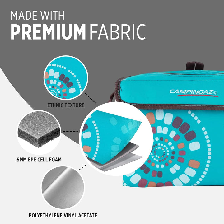 CAMPINGAZ Minimaxi Ethnic Flexibler Kühlschrank 9L Mehrfarbig, 9L Mehrfarbig