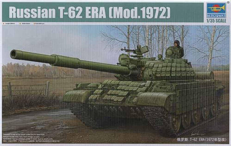 Trumpeter 01556 Modellbausatz Russian T-62 ERA (Mod. 1972)