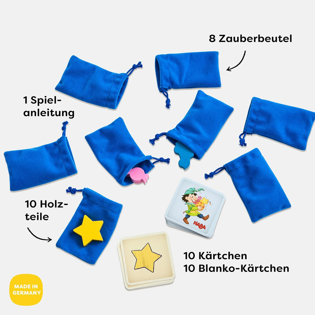 HABA Verfühlt nochmal – Fühlspiel & Lernspiel mit Holzteilen, fördert spielerisch die Feinmotorik, M