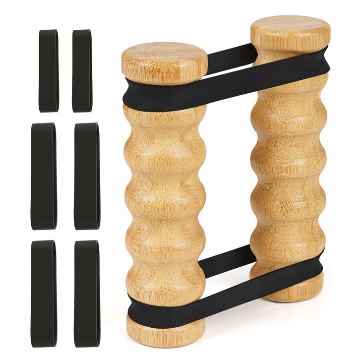 Premium Wooden Rip Stick for Shoulder & Resistance Training | Adjustable Full-body Muscle Building B