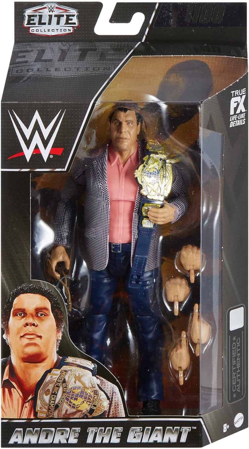 WWE Elite Collection Andre the Giant Actionfigur - mit täuschend echter TrueFX Technologie entwickel