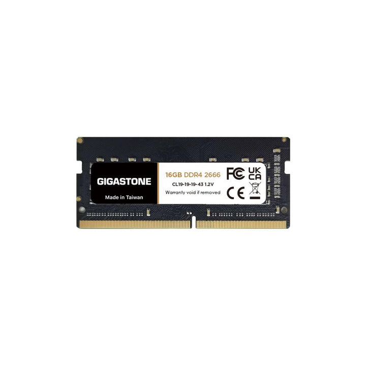 [DDR4 RAM] Gigastone Laptop RAM 16GB DDR4 Ram 16GB DDR4-2666MHz PC4-21300 CL19 1.2V SODIMM 260 Pin/P