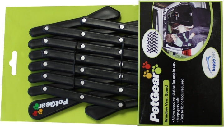 PetGear Window Vent Guard, einen Artikel 1 Schwarz, 1 Schwarz