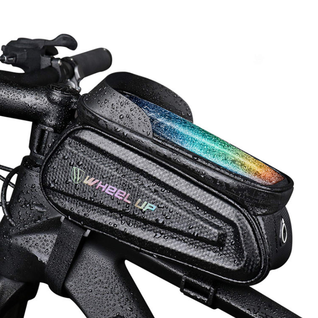 7 Zoll Fahrrad Rahmentasche Lenkertasche Wasserdicht Handytasche für Smartphone bis mit Sensitivem T