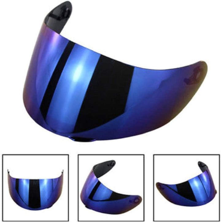 Shkalacar Motorrad Windschutz Helm Objektiv Visier Vollgesichts Helmvisier Ersatz für AGV K1 K3SV K5