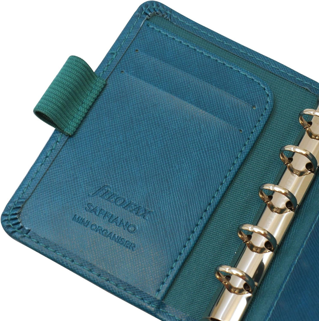 Filofax Organizer Mini Saffiano Aquamarine, 028774, aquamarin