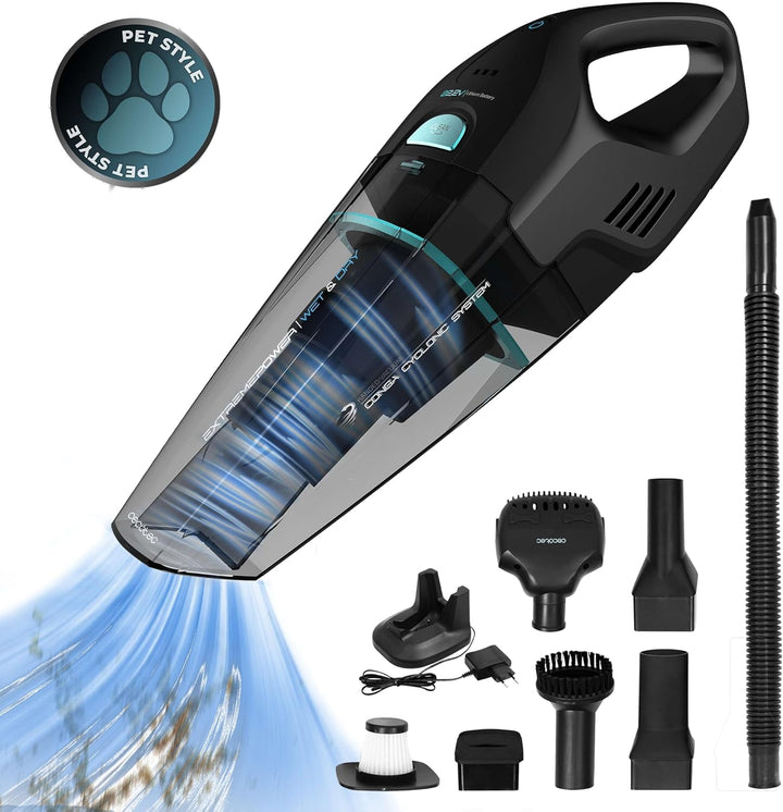 Cecotec Akku-Handstaubsauger Conga Immortal 22,2 Animal Hand X-Treme. 150W, 10kPa, 22,2 V Lithium-Io