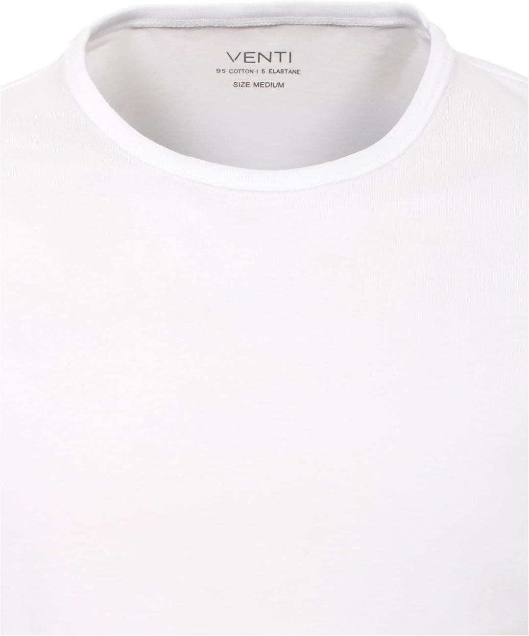 Venti Herren T-Shirt Halbarm Doppelpack 012500 Pflegeleicht XS Weiss, XS Weiss