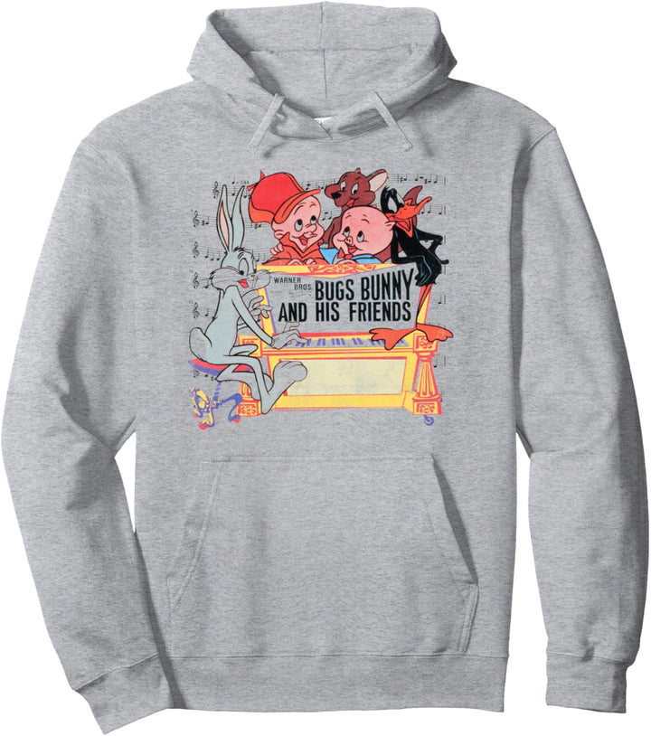 Looney Tunes Bugs Bunny and Friends Pullover Hoodie