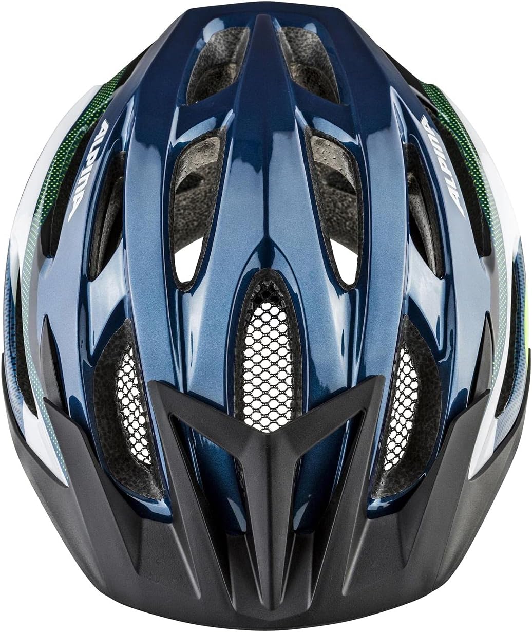 ALPINA MTB 17 Fahrradhelm 54-58 darkblue-neon, 54-58 darkblue-neon