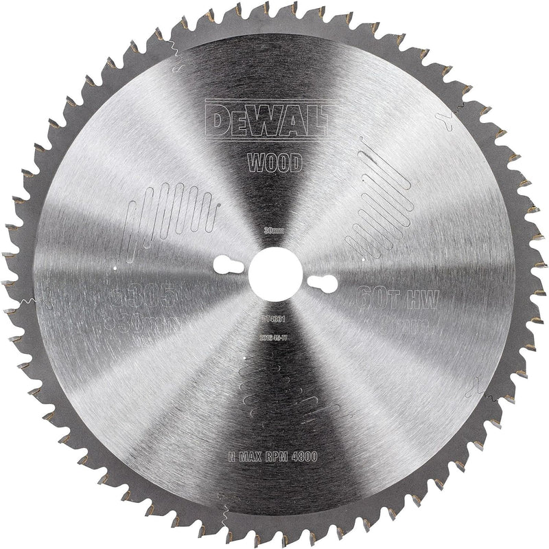 DeWalt Stationärkreissägeblatt / Kreissägeblatt Extreme (305/30mm 60WZ, feine Schnitte und Querschni