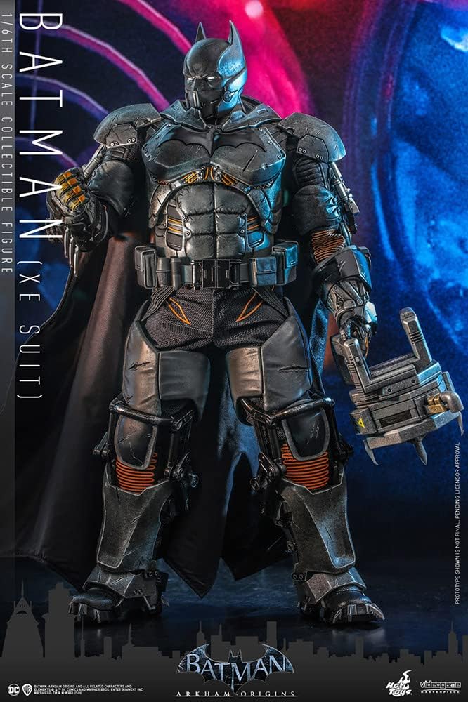 Hot Toys Batman XE Anzug Batman: Arkham Origins, Massstab 1:6, HT908863, Schwarz