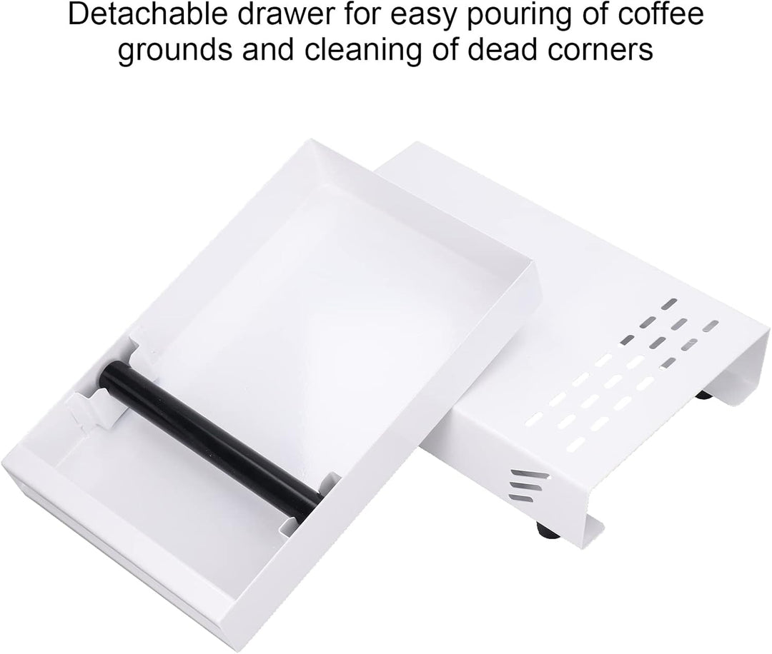 Kaffee-Klopfbox-Schublade, Espresso-Klopfbox-Schublade, Edelstahl-Kaffeerückstandspulverbox für den