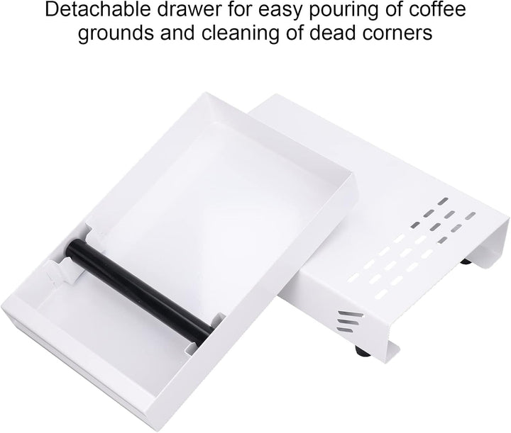 Kaffee-Klopfbox-Schublade, Espresso-Klopfbox-Schublade, Edelstahl-Kaffeerückstandspulverbox für den