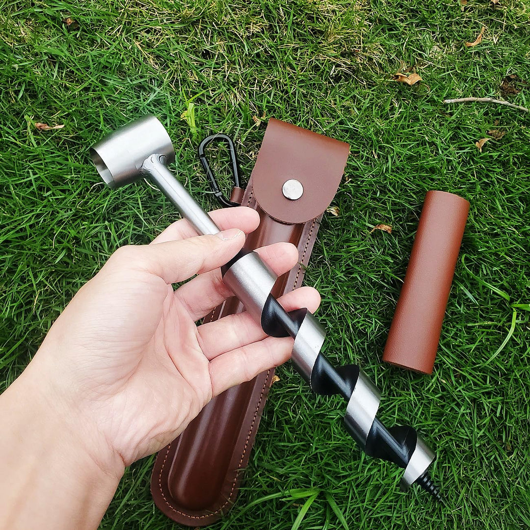Bushcraft Überlebenswerkzeug, verlängerter Handschneckenschlüssel Scotch Eye manueller Handschnecken