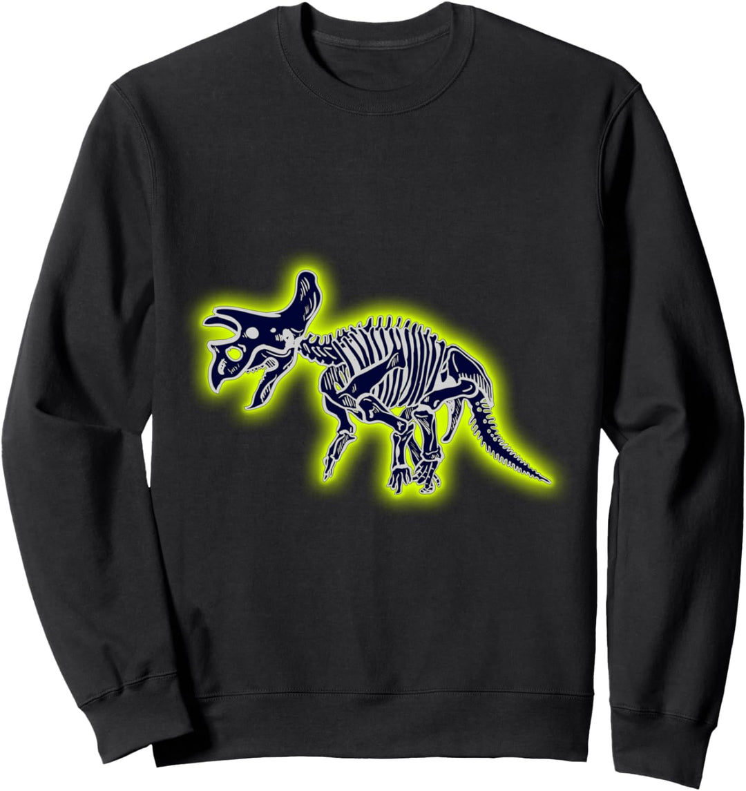 T-Rex Dinosaurier Skelett Lustiges Geschenk Fun Sweatshirt