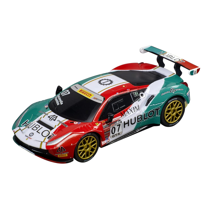 Carrera GO!!! Ferrari 488 GT3 Squadra Corse Garage Italia No.7 I Rennbahnen und lizensierte Slotcars