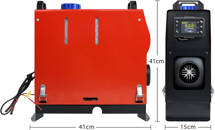 UISEBRT 8KW Standheizung Diesel Lufterhitzer 12V, Air Diesel Heizung Dieselheizung mit Schalldämpfer