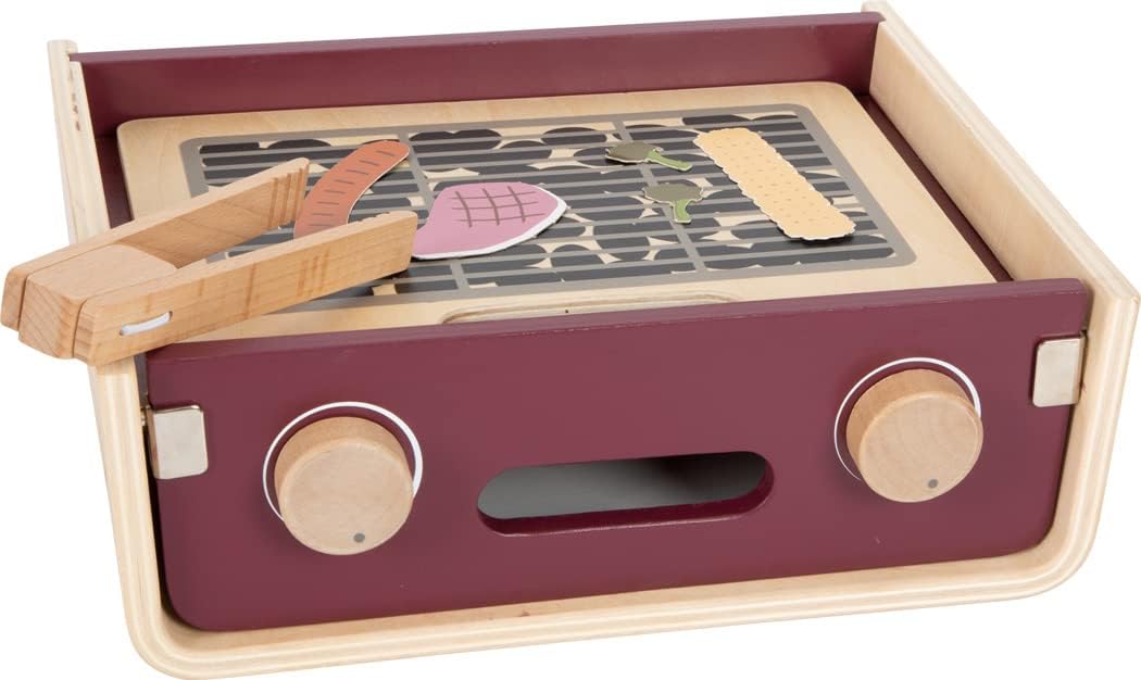 small foot Kinderküche Camping "tasty", Spielküche mit viel Zubehör, Rollenspielzeug für Kinder ab 3