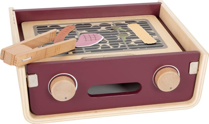 small foot Kinderküche Camping "tasty", Spielküche mit viel Zubehör, Rollenspielzeug für Kinder ab 3