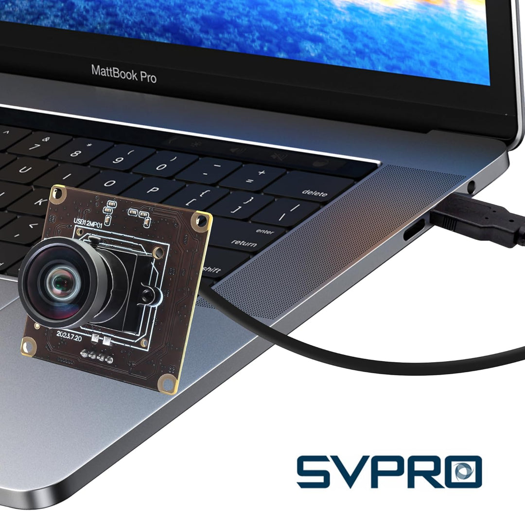 Svpro 12MP USB-Kameramodul, 4K 30fps Lightburn Kamera IMX577 1080P 120fps Hochgeschwindigkeitskamera