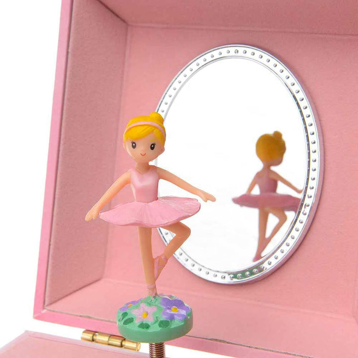 Jewelkeeper - Musikalische Schmuckkästchen Mädchen mit ausziehbarer Schublade, Regenbogen Ballerina