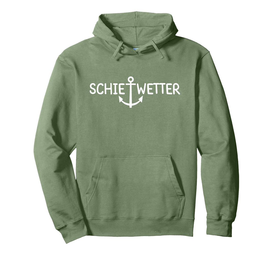 Anker Nordseeurlaub Nordsee Küste Lustiges Schietwetter Pullover Hoodie