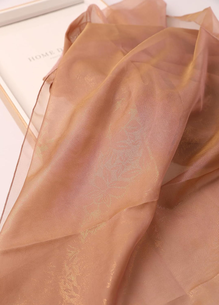 Prettystern Damen Unifarbe Seidentaft 100% Chiffon Seide festlich Stola Schultertuch Schal für Abend