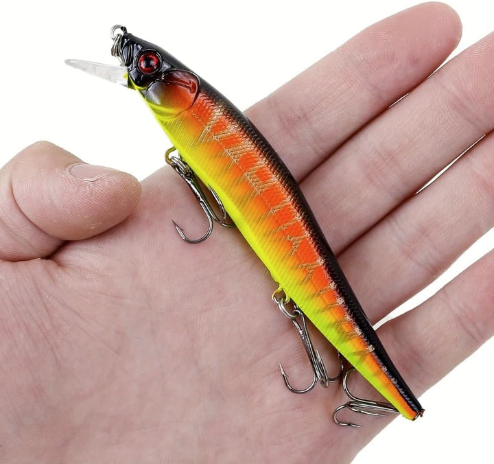 AMZfishing® Messeneuheit 2025 Bite Boss 115 Wobbler 11,5cm/14gr. | Wobbler Hecht | Wobbler Zander |