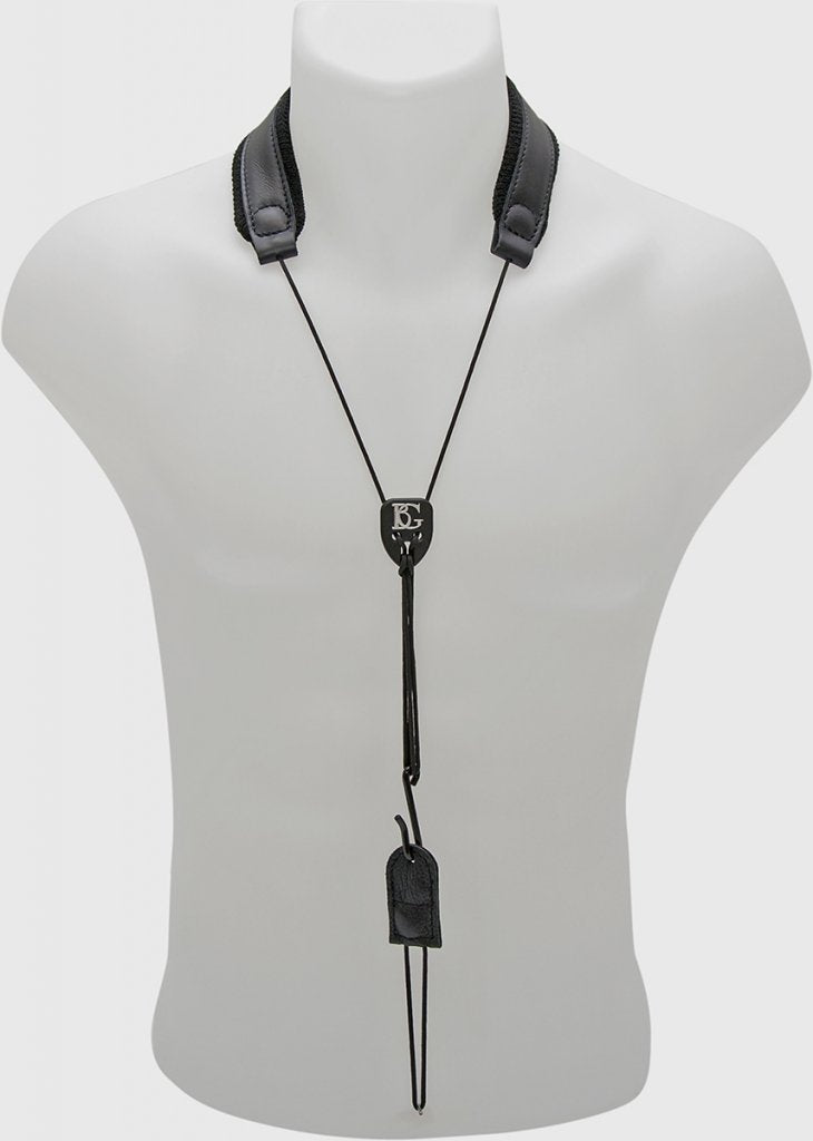 BG C50 - Tragegurt für Bassklarinette, Leder Bassklarinette Leder Single, Bassklarinette Leder Singl
