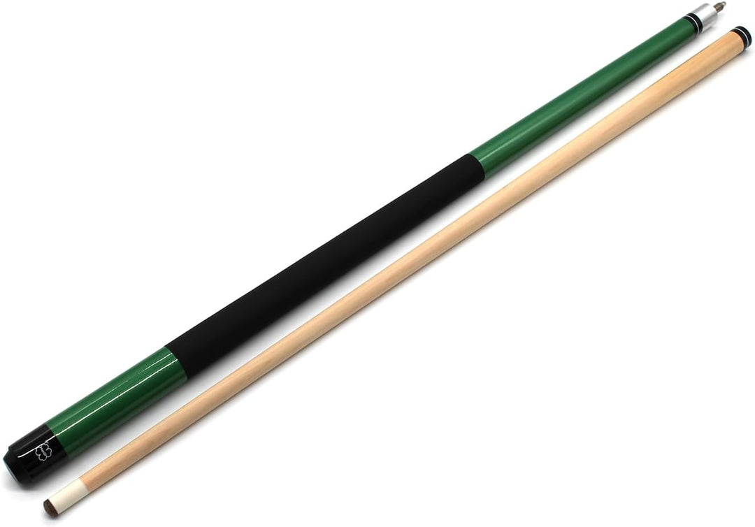 Billard Zubehör Billardqueue Pool Queue Element, 2-teilig, 146 cm, 18 oz Grün, Grün
