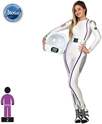 ATOSA 22990 Karnevalskostüm, Weiss, M-L, M-L