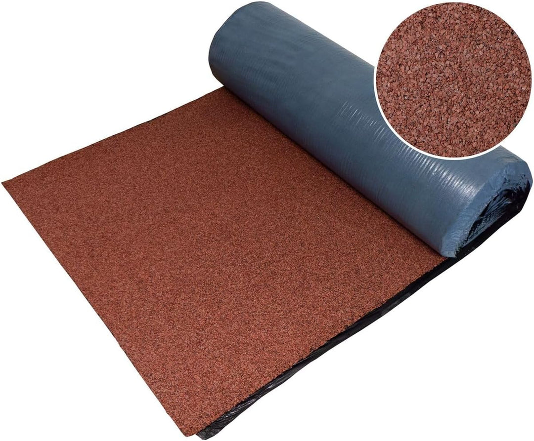 Onduline KSK Gartenhausbahn Rot kaltselbstklebend 5m lang - 50cm breit Dachbahn Dachfolie Oberlagsba