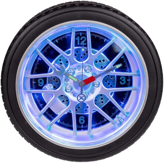 Out of the Blue 79/3020 Tyre with 16 LEDs Wall Clock 35 cm