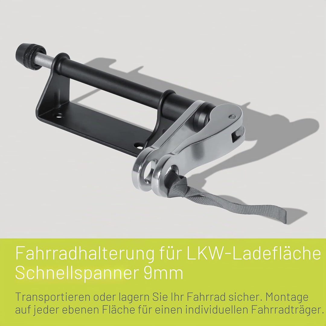 Delta Cycle & Home Unisex-Erwachsene Abschliessbare Fahrradkupplung Fahrradgabelhalterung, Schnellve