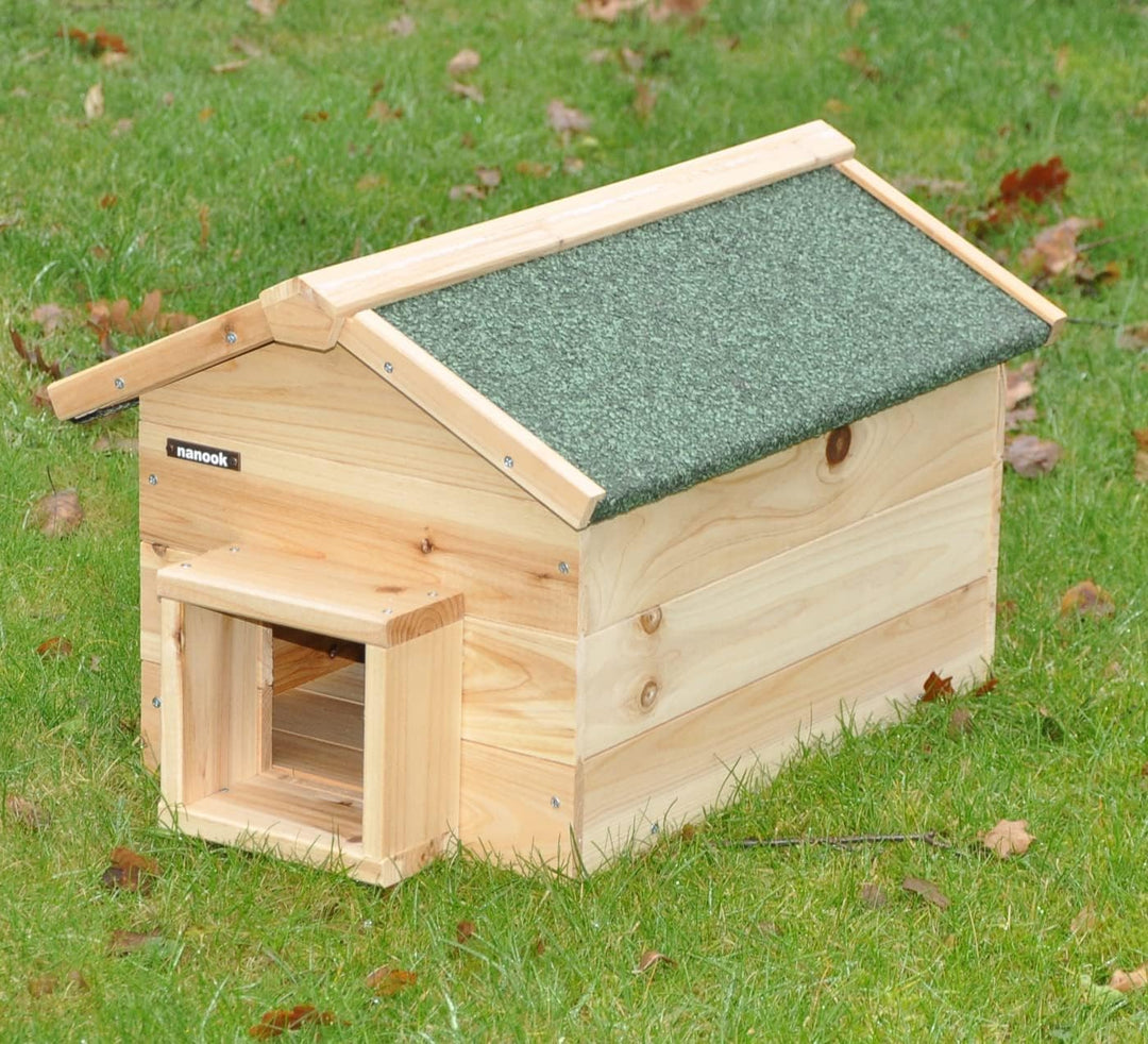 nanook Igelhaus Igelhütte Igelfutterhaus Kleintierhaus Nagerhaus Überwinterung klappbares wetterfest