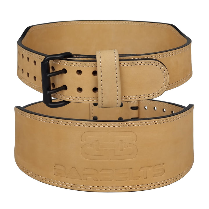 Premium Gewichthebergürtel aus Leder 8mm - Bodybuild Gürtel, Krafttraining, Crossfit, Leder Gewichth
