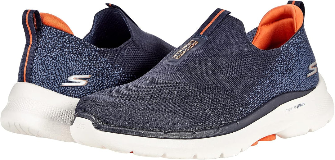 Skechers Herren Go Walk 6 Sneaker 45.5 EU Navy, 45.5 EU Navy