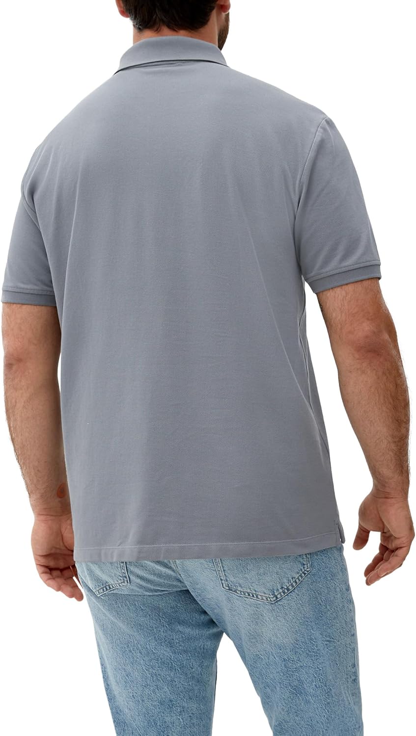 s.Oliver Herren Polohemd, Grau