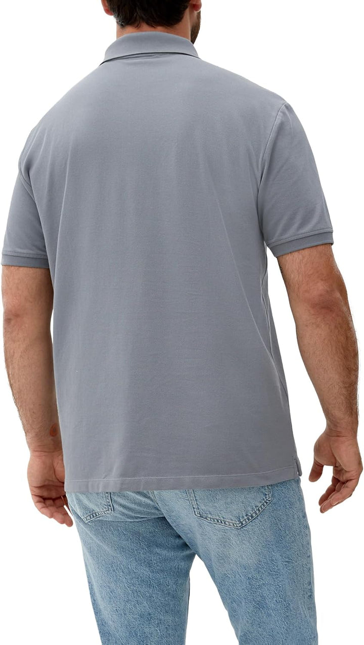 s.Oliver Herren Polohemd, Grau