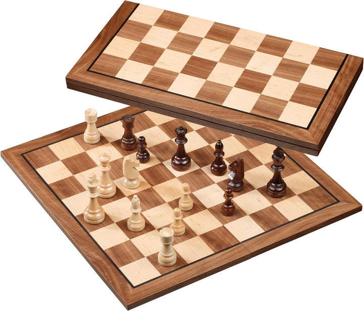 Philos 2505 - Schachset, Feld 50 mm, klappbar, Holz