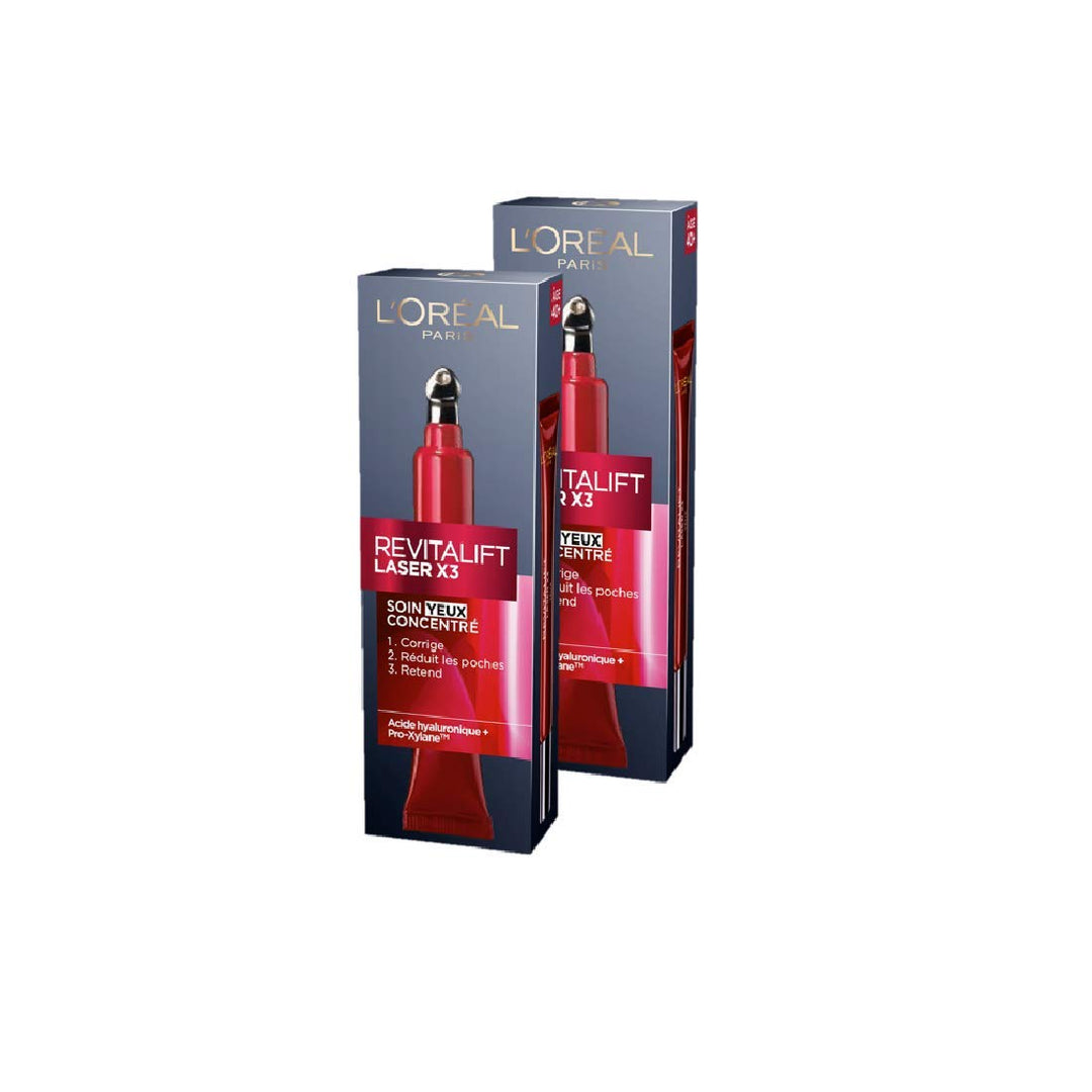 L'Oréal Paris – Revitalift – Laser X3 – Augenpflege Triple Action – Anti-Falten & Multi-Correction A