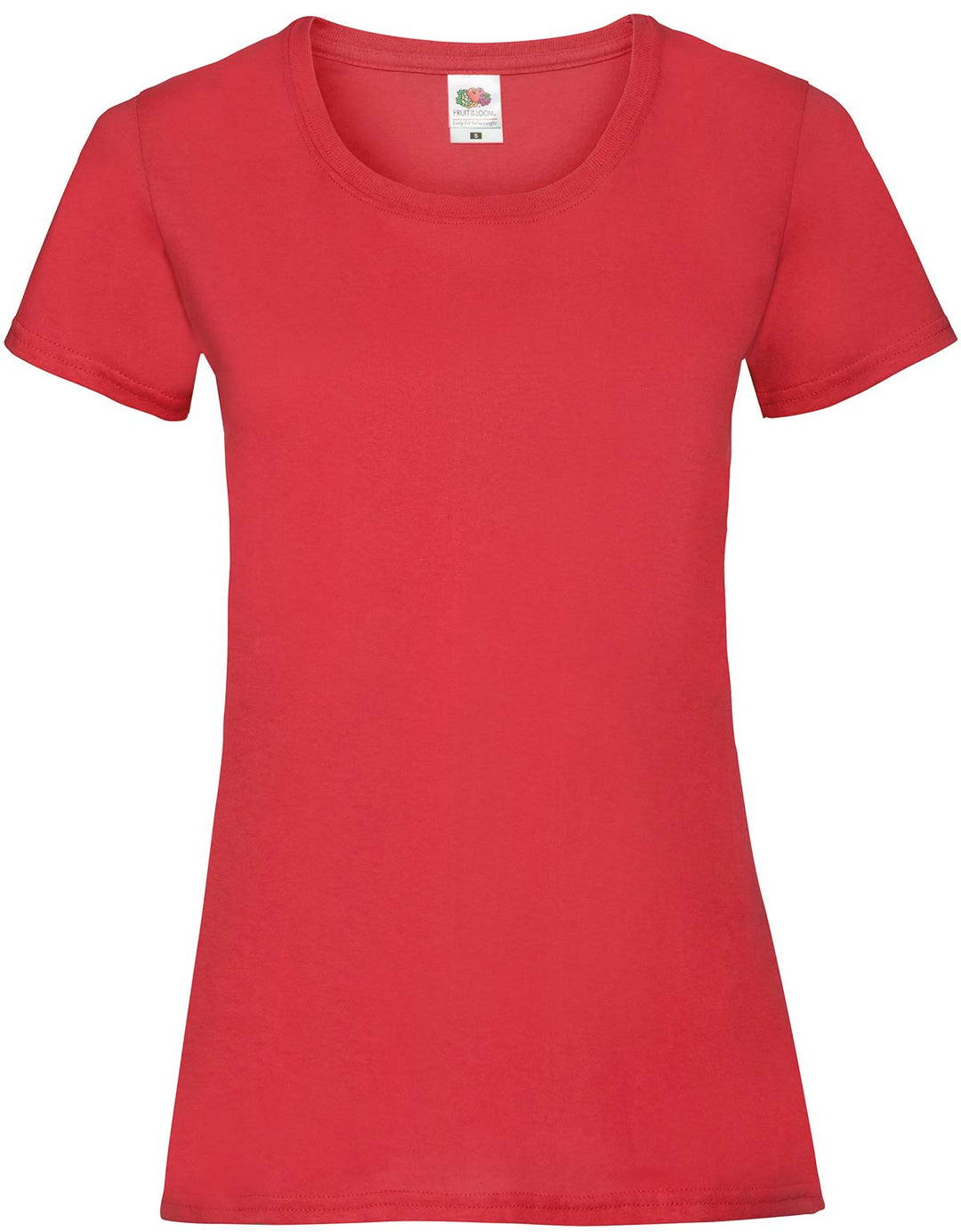 Fruit of the Loom Damen Regular Fit T-Shirt 40 Rot (Rot 40), 40 Rot (Rot 40)